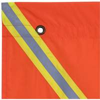 Flag with Reflective Tape, Polyester SHE794 | Caster Town