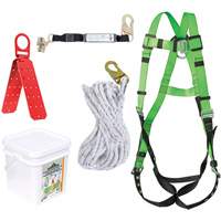 Grommeted Fall Protection Kit, Roofer's Kit SHE933 | Caster Town