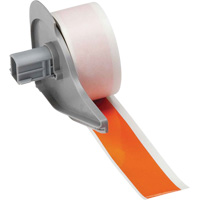 All-Weather Permanent Adhesive Label Tape, Vinyl, Orange, 1" Width SHF061 | Caster Town