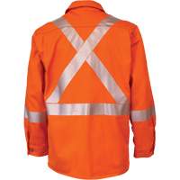 Ultrasoft<sup>®</sup> Flame Resistant Deluxe Segmented Striped Work Shirt SHG721 | Caster Town