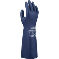 CN741 Chemical-Resistant Gloves, Size Small/7, 15" L, Nitrile, 15-mil SHG858 | Caster Town