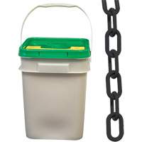 Heavy-Duty Plastic Safety Chain, Black SHH025 | Caster Town