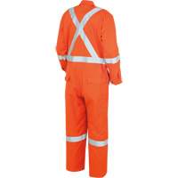 "The Rock" FR-Tech<sup>®</sup> High Visibility FR/Arc Rated Coveralls, Size 36, High Visibility Orange, 10 cal/cm² SHI194 | Caster Town