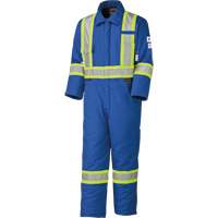 High Visibility FR Rated & Arc Rated Safety Coveralls, Size Small, Royal Blue, 58 cal/cm² SHI238 | Caster Town