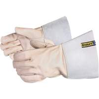 Welder's Gloves with Kevlar<sup>®</sup> Sewn Out-Seams, Split Cowhide, Size 7 SHI444 | Caster Town