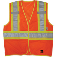 Open Road<sup>®</sup> “BTE” Vest, High Visibility Orange, Medium/Small, CSA Z96 Class 2 - Level 2 SHI570 | Caster Town