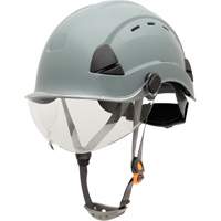 Fibre Metal Safety Helmet, Non-Vented, Ratchet, Grey SHJ275 | Caster Town