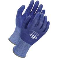 Cut-X Cut-Resistant Gloves, Size 7, 18 Gauge, Silicone Coated, HPPE Shell, ASTM ANSI Level A9 SHJ645 | Caster Town