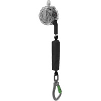 V-TEC™ ALTAKS Personal Fall Limiter-Cable, 10', Galvanized Steel, Swivel SHJ657 | Caster Town