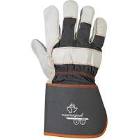 Endura<sup>®</sup> Fitters Work Gloves, One Size, Grain Cowhide Palm, Cotton Inner Lining SM856 | Caster Town