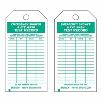 Test Record Tags, Polyester, 4" W x 7" H, English SX423 | Caster Town