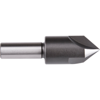 Straight Shank Countersink, 3/8", High Speed Steel, 60° Angle, 3 Flutes TCP928 | Caster Town
