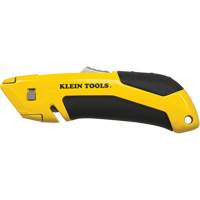 Self-Retracting Utility Knife, Steel, Cushion Handle TCT628 | Caster Town
