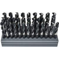 Reduced Shank Silver & Deming Drill Bit Set, 33 Pieces, High Speed Steel TDJ076 | Caster Town