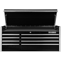 Extreme Tools<sup>®</sup> RX Series Top Tool Chest, 54-5/8" W, 8 Drawers, Black TEQ498 | Caster Town