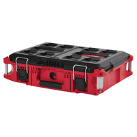 Packout™ Tool Box, 16" W x 22" D x 7" H, Black/Red TEQ708 | Caster Town