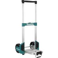 Trolley for Interlocking Cases, 11" W x 12" L, 276 lbs. Cap., Rubber Wheels TEQ908 | Caster Town