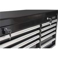 Industrial Tool Chest, 41" W, 10 Drawers, Black TER068 | Caster Town