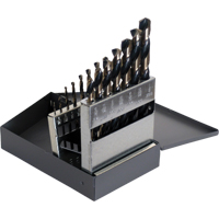 Drill Sets, 15 Pieces, High Speed Steel TGC154 | Caster Town