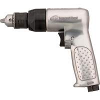 Right Angle Air Drill, 4 CFM, 1/4" NPTF, 94 dBA, 3/8" Chuck, Keyed TH421 | Caster Town