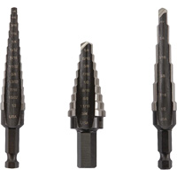 Unibit<sup>®</sup> Step Drill Set, 3 Pieces, High Speed Steel TH853 | Caster Town