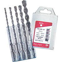 SDS+ Drill Sets, 5 Pieces, Alloy Steel THZ772 | Caster Town