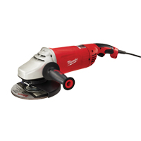 Non-Lock On Large Angle Grinder with Trigger Grip, 7"/9", 120 V, 15 A, 6000 RPM TLZ820 | Caster Town