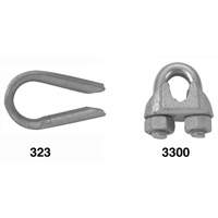 Wire Rope Clips with Thimble Set TTB082 | Caster Town
