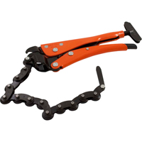 Locking Chain Clamp Pliers, 10-1/2" Length, Omnium Grip TYR744 | Caster Town