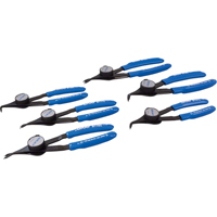 Convertible Retaining Ring Plier Set - Includes Plastic Case, 6 Pieces TYR824 | Caster Town