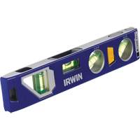 250 Series Heavy-Duty Torpedo Level, 9" L, Aluminum, 4 Vials, Magnetic TYX910 | Caster Town