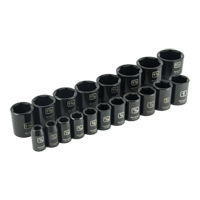 Impact SAE Socket Set, 1/2" Drive Size TYY204 | Caster Town