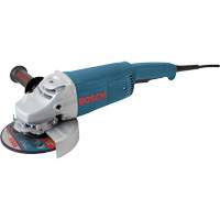 Large Angle Grinder with Rat Tail Handle, 7", 120 V, 15 A, 6500 RPM UAF160 | Caster Town