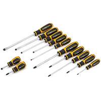 Phillips<sup>®</sup>/Slotted Dual Material Screwdriver Set, 12 Pcs. UAK243 | Caster Town