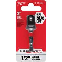 Shockwave™ Impact Socket Adapter, 1/4" Drive Size, 1/2" Male Size, Ball, 2" L UAL022 | Caster Town