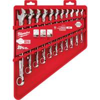 SAE Wrench Set, Combination, 11 Pieces, Imperial UAV554 | Caster Town