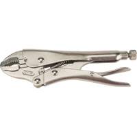 Locking Pliers with Wire Cutter, 7" Length, Curved Jaw UAV665 | Caster Town