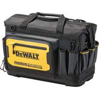20” PRO Open Mouth Tool Bag, 33 Pockets, Black/Yellow UAW781 | Caster Town