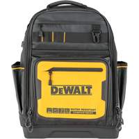 PRO Backpack, 13-3/4" L x 7-3/4" W, Black/Yellow UAW784 | Caster Town