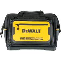 16” PRO Open Mouth Tool Bag, 31 Pockets, Black/Yellow UAW785 | Caster Town