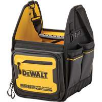 11” Electrician Tote, 34 Pockets, Black/Yellow UAW786 | Caster Town