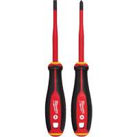 Insulated Slim Tip Screwdriver Set, 2 Pcs., Magnetic UAX180 | Caster Town