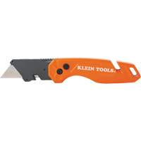 Folding Utility Knife With Blade Storage, 1" Blade, Steel Blade, Metal Handle UAX405 | Caster Town