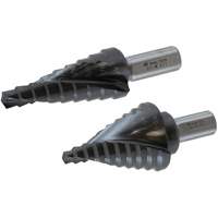 Multi-Step™ Drill Bit, 1/4" - 1-3/8" , 1/8" Increments, High Speed Steel TCO323 | Caster Town