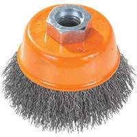 Crimped Wire Cup Brush with Ring UE884 | Caster Town