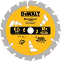 Contractor Saw Blade - Nail Cutting, 6-1/2", 18 Teeth, Wood Use UG860 | Caster Town