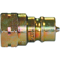 Hydraulic Quick Coupler - Plug, Steel, 1/2" Dia. UP267 | Caster Town