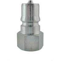 Hydraulic Quick Coupler - Plug, Stainless Steel, 1/2" Dia. UP355 | Caster Town