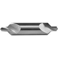 Combined Centre Drill and Countersink, #1, 0.0469" Small Diameter, 1/8" Large Diameter, High Speed Steel UU610 | Caster Town