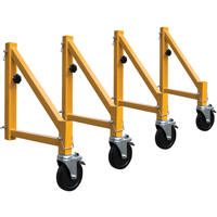 Mobile Work Scaffolding - Maxi Square Steel Scaffolding Accessories, Outrigger, 19-1/4" W x 24" H VC203 | Caster Town